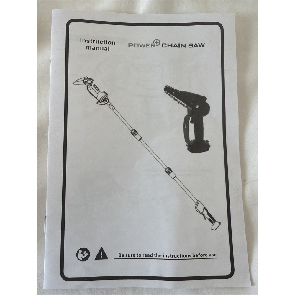 Mini Chainsaw 4/6 Inch Portable Electric Cordless 2 Chains & Extender Poles